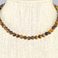 6mm Natural Tiger's Eye Choker Necklace