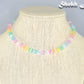 6mm Rainbow Selenite Beaded Choker Necklace