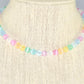 6mm Rainbow Selenite Beaded Choker Necklace