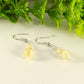 Small Natural Citrine Crystal Earrings for women.