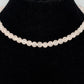 6mm Rose Quartz Crystal Choker Necklace