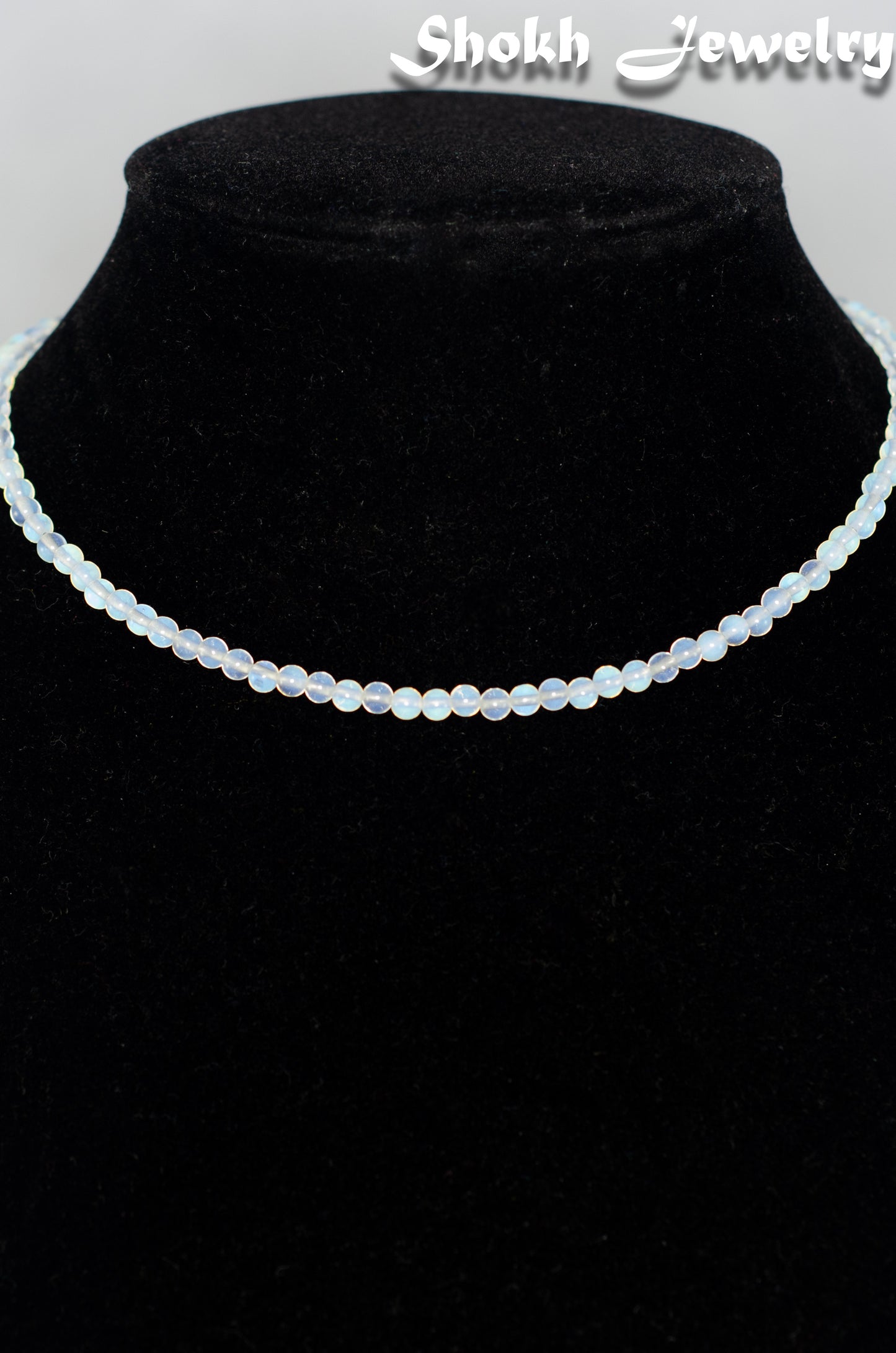 3mm Opalite Crystal Choker Necklace