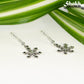 Christmas Snowflakes Charm Earrings.