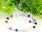 4mm Chakra Gemstone Link Anklet with Clasp