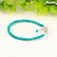 4mm Turquoise Stone Bracelet with Clasp.