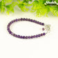 4mm Amethyst Bracelet with Clasp.