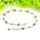 Large Tibetan silver flower Link Anklet for Women