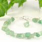 Natural Green Aventurine Crystal Chip Bracelet.