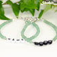 Colour options for Personalized Green Aventurine Bracelet with Clasp.