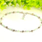 Tibetan Silver Flower and Green Aventurine Choker Necklace for women.