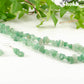 Natural Green Aventurine Crystal Chip Choker Necklace and Earrings Set