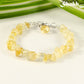 Natural Citrine Crystal Chip Bracelet