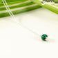 Dainty Malachite Choker Necklace