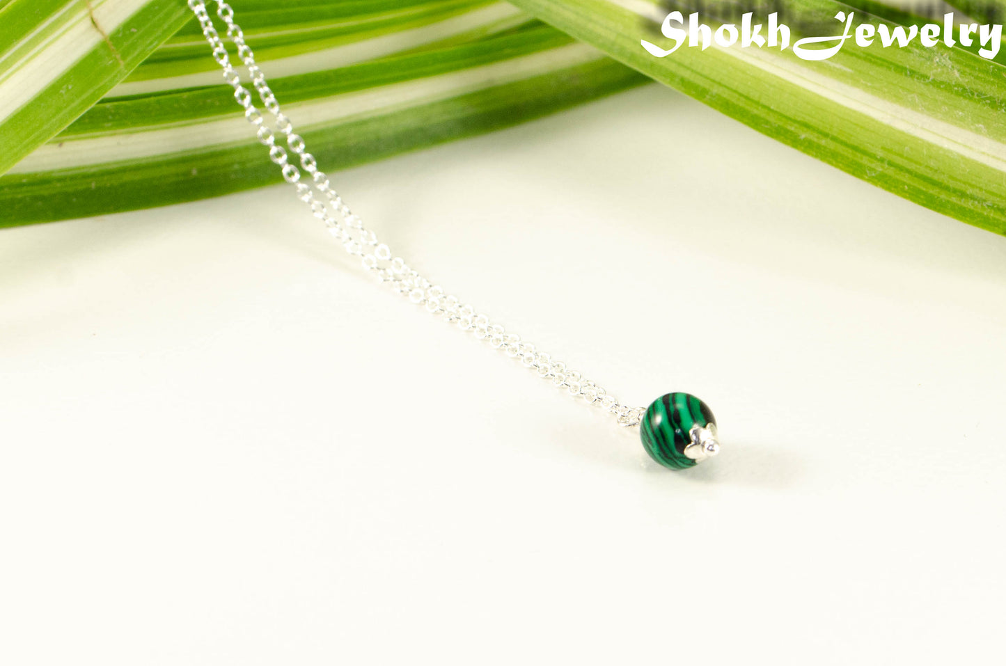 Dainty Malachite Choker Necklace