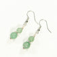 Small Green Aventurine Crystal Earrings