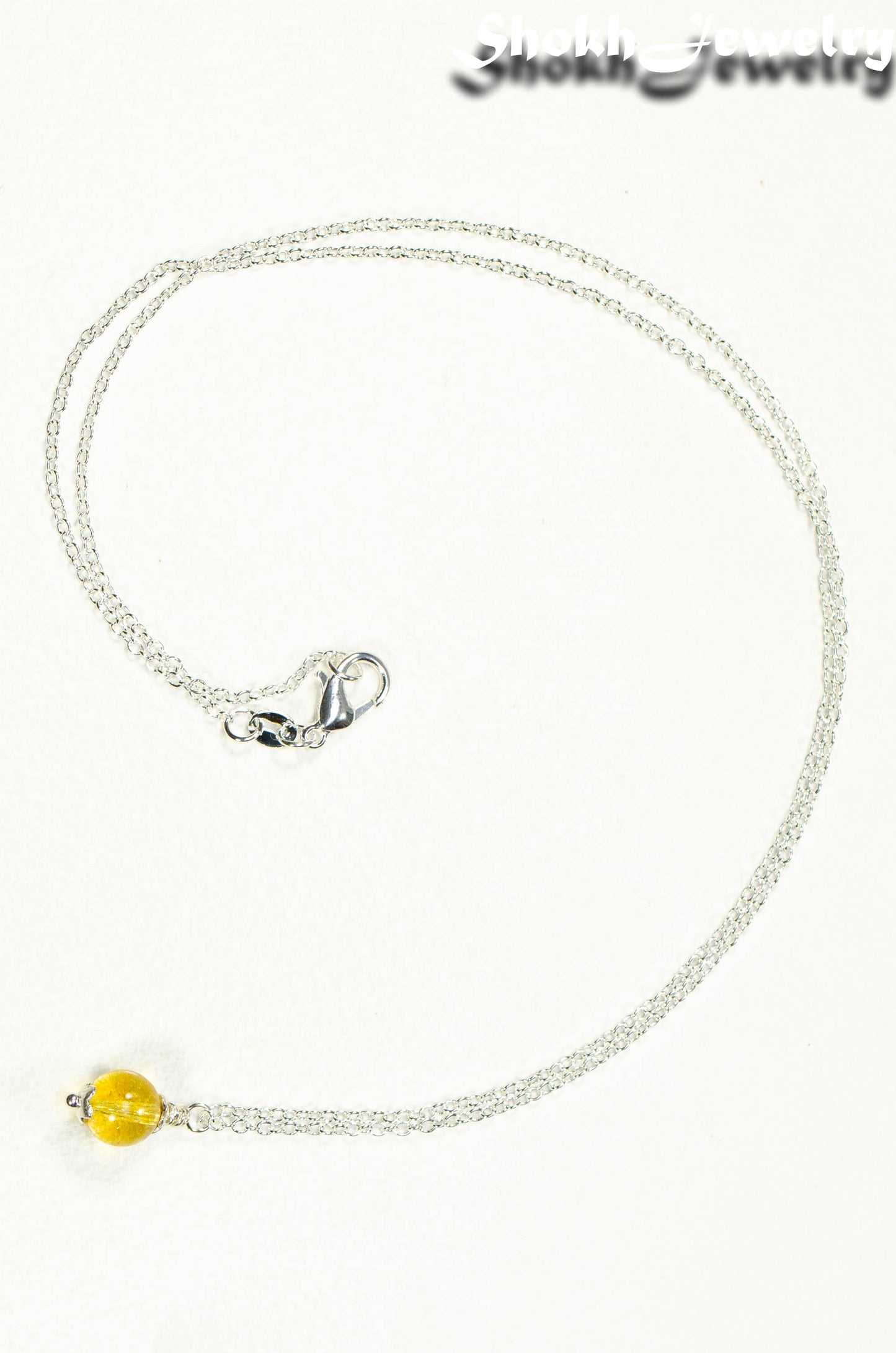 Dainty Citrine Choker Necklace