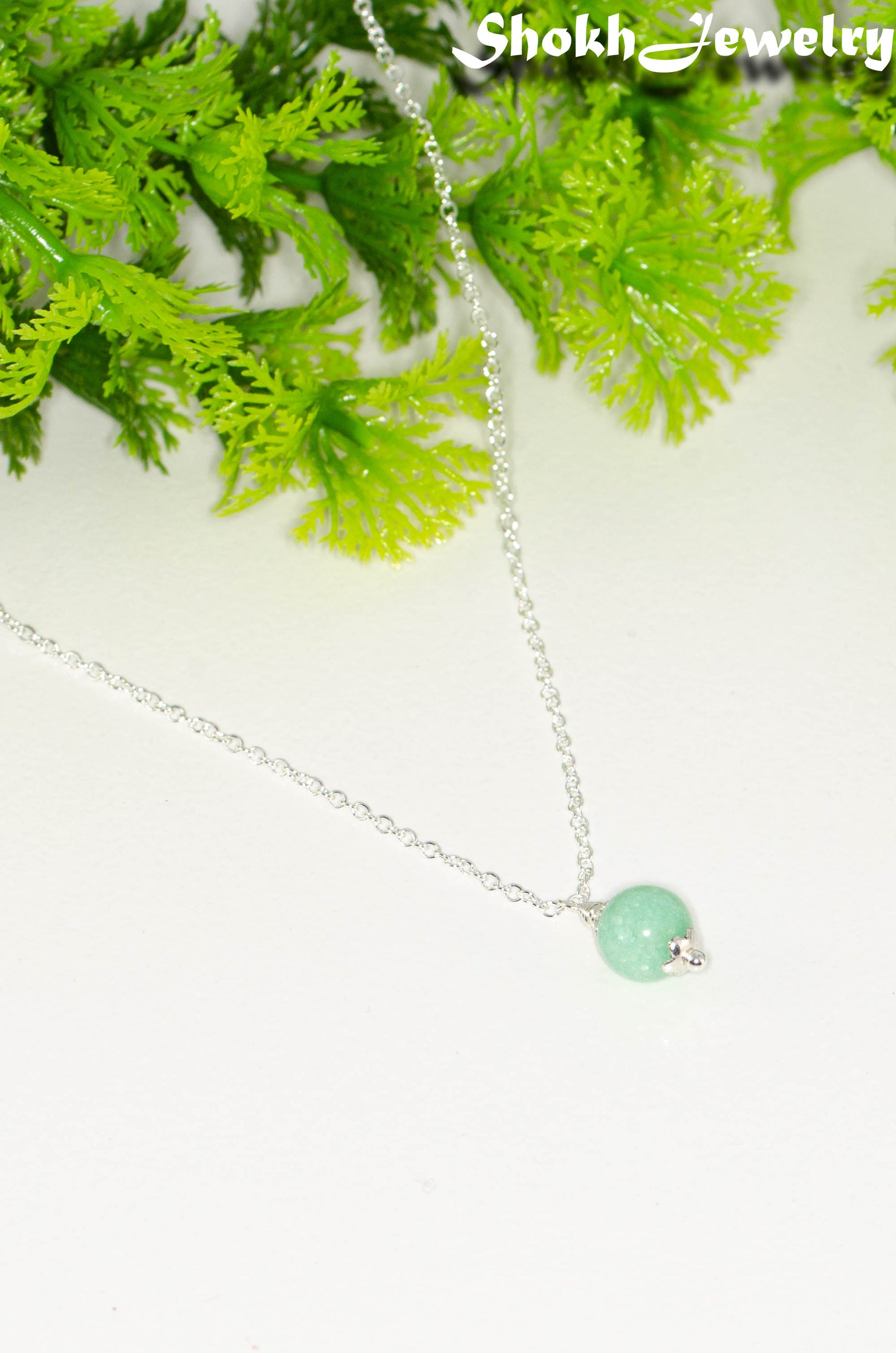 Dainty Mint Green Quartz Choker Necklace