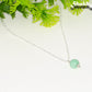 Dainty Mint Green Quartz Choker Necklace