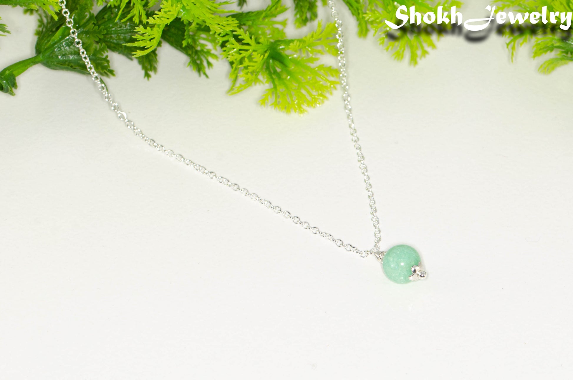 Dainty Mint Green Quartz Choker Necklace