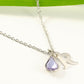 Close up of Personalized June Birthstone Choker Necklace