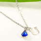 Close up of Personalized September Birthstone Choker Necklace