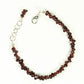 Natural Garnet Crystal Chip Bracelet