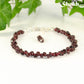 Natural Garnet Crystal Chip Bracelet